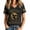 1-Black-A#30805aa, variant on Never Forget 9/11 Shirt Memorial American Flag 9/11 Shirt Patriotic Honor Faith V Neck Womens Short Sleeve Shirtss L