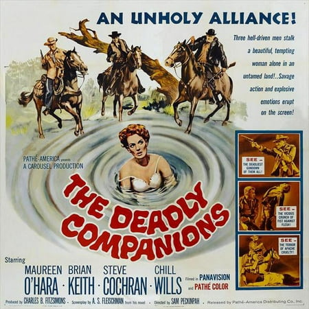 UPC: 0671863491368 | The Deadly Companions – movie POSTER (Style A) (30  x 30 ) (1961)