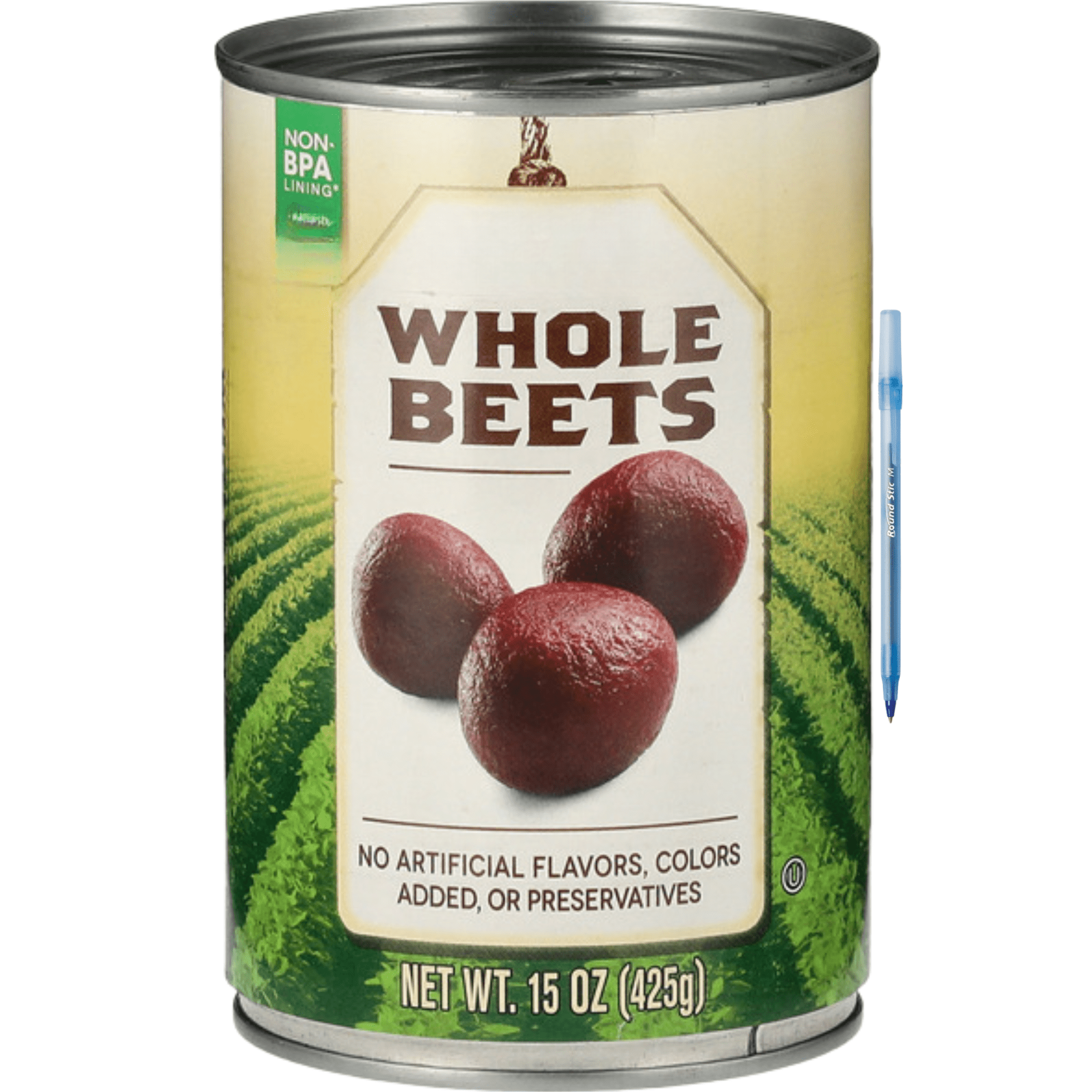 Whole Beets Canned Non-BPA Lining No Artificial Flavors Colors or Preservatives 15 oz