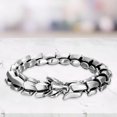 thumbnail image 1 of maskred Fashionable Gothic Punk Dragon Scale Bangle 48 inches Durable and Striking Silver 9.05 Inch 2Set, 1 of 6