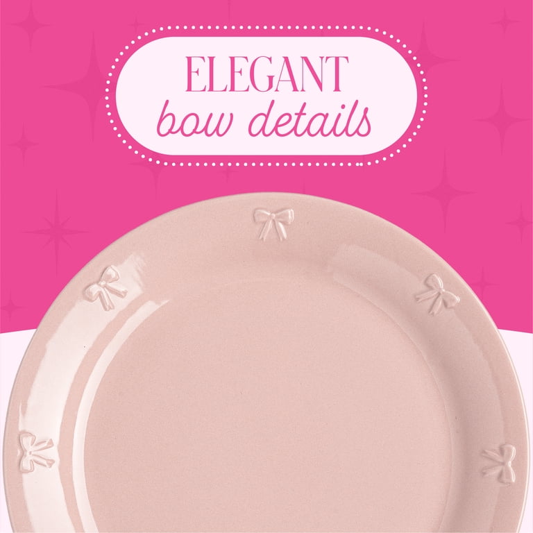 Creative Converting Candy Pink Disposable Plates - 8.75 Inch, 8-Pack For Parties & Events