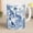 Black, variant on Saint Bernard French Toile Mug Elegant Toile de Jouy Coffee Cup Gift for St Bernard Lovers