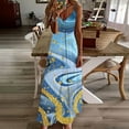 thumbnail image 1 of Puntoco Vestidos Mujer Verano Mujer Verano Casual Estampado V-Cuello Sin Mangas Vestido De Correa, 1 of 6