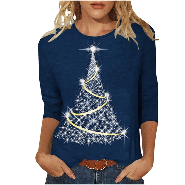 Plus size christmas graphic hot sale tees