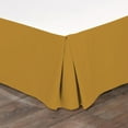 thumbnail image 2 of 100% Egyptian Cotton 1 PCs Box Pleated BedSkirt 18 inches (Gold,King), 2 of 5