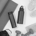 thumbnail image 4 of JoyJolt Vacuum Insulated Water Bottle with Flip Lid & Sport Straw Lid - 32 oz - Black, 4 of 6