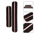 thumbnail image 6 of 4x Black Rubber Car Door Scuff Sill Cover Panel Step Protector Trim Accessories, 6 of 6