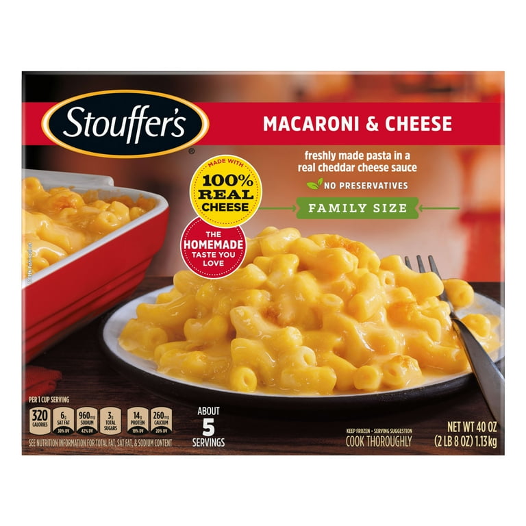 Baked White Macaroni & Cheese Frozen For One