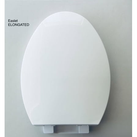 Elongated Magnetic Quick Release Toilet Seat