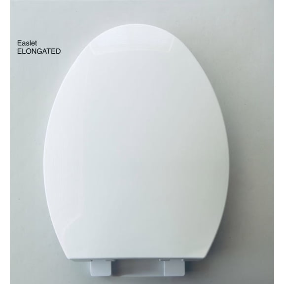 Elongated Magnetic Quick Release Toilet Seat