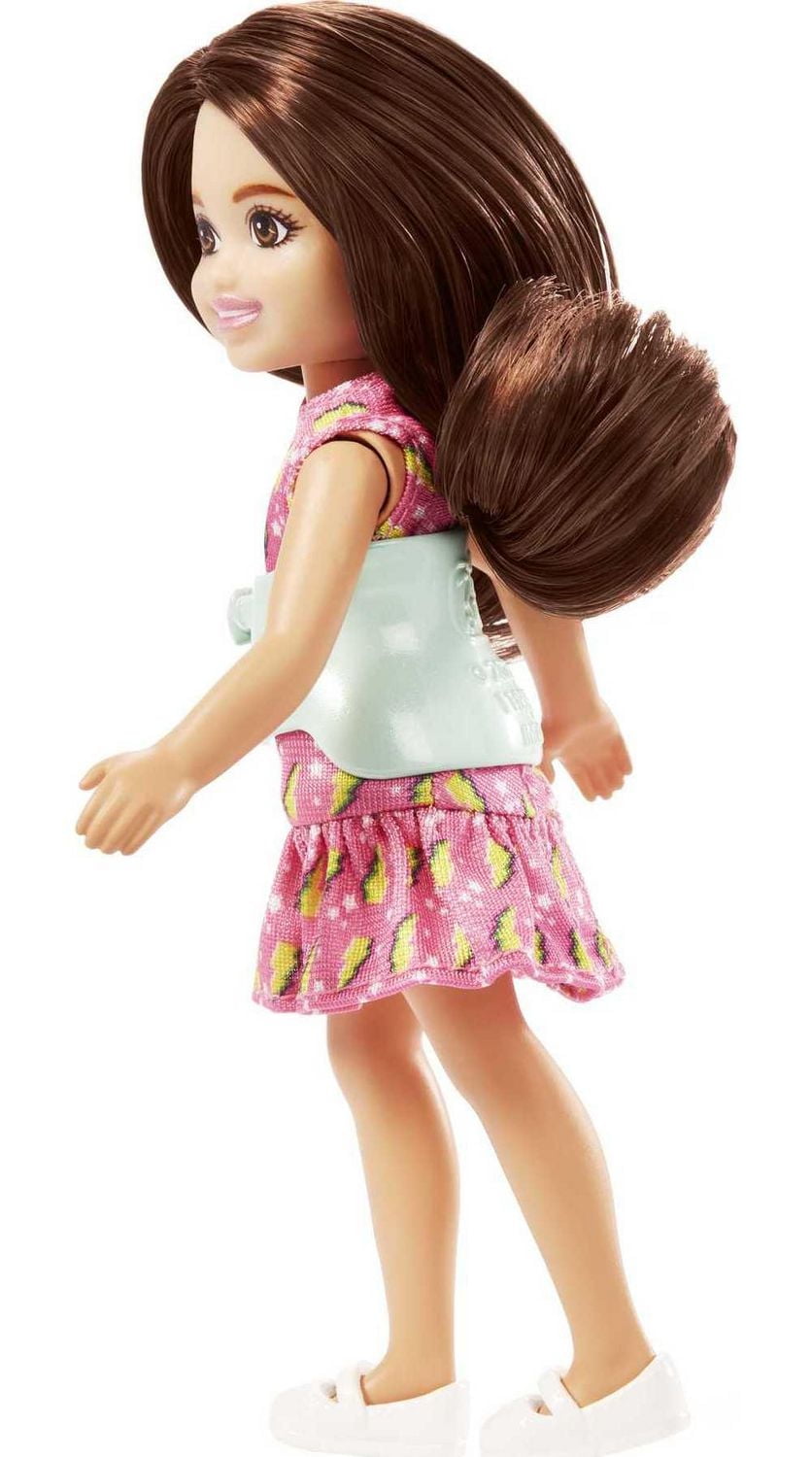 Barbie Toys, Chelsea Doll, 6-Inch Small Doll with Brace for Scoliosis Spine Curvature