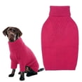 thumbnail image 2 of Barhoo Dog Sweater Thermal Knit Big Dog Sweater Christmas Pet Turtleneck Doggy Sweatshirt for Extra Large Dogs Boy Girl, Stretchy and Warm for Cold Weather Outfit, Cozy Acrylic Yarn for Holidays, 2 of 9