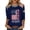 Navy #172, variant on KDDYLITQ Womens United States 250th Anniversary Shirts July 4th Red White and Blue 3/4 Sleeve Tees Independence 250th Birthday Fourth Of July T-Shirts Usa Flag 2026 Crew Neck Tops Red S