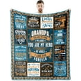 thumbnail image 1 of LHSHID Dad Gifts from Daughter Dad Birthday Gift Gifts for Dad Blanket Dad Gifts from Son Best Dad Ever Gifts Christmas Dad Gifts Fathers Day Dad Gifts Ideas Dads Gifts To My Dad Blanket 60x80in, 1 of 5