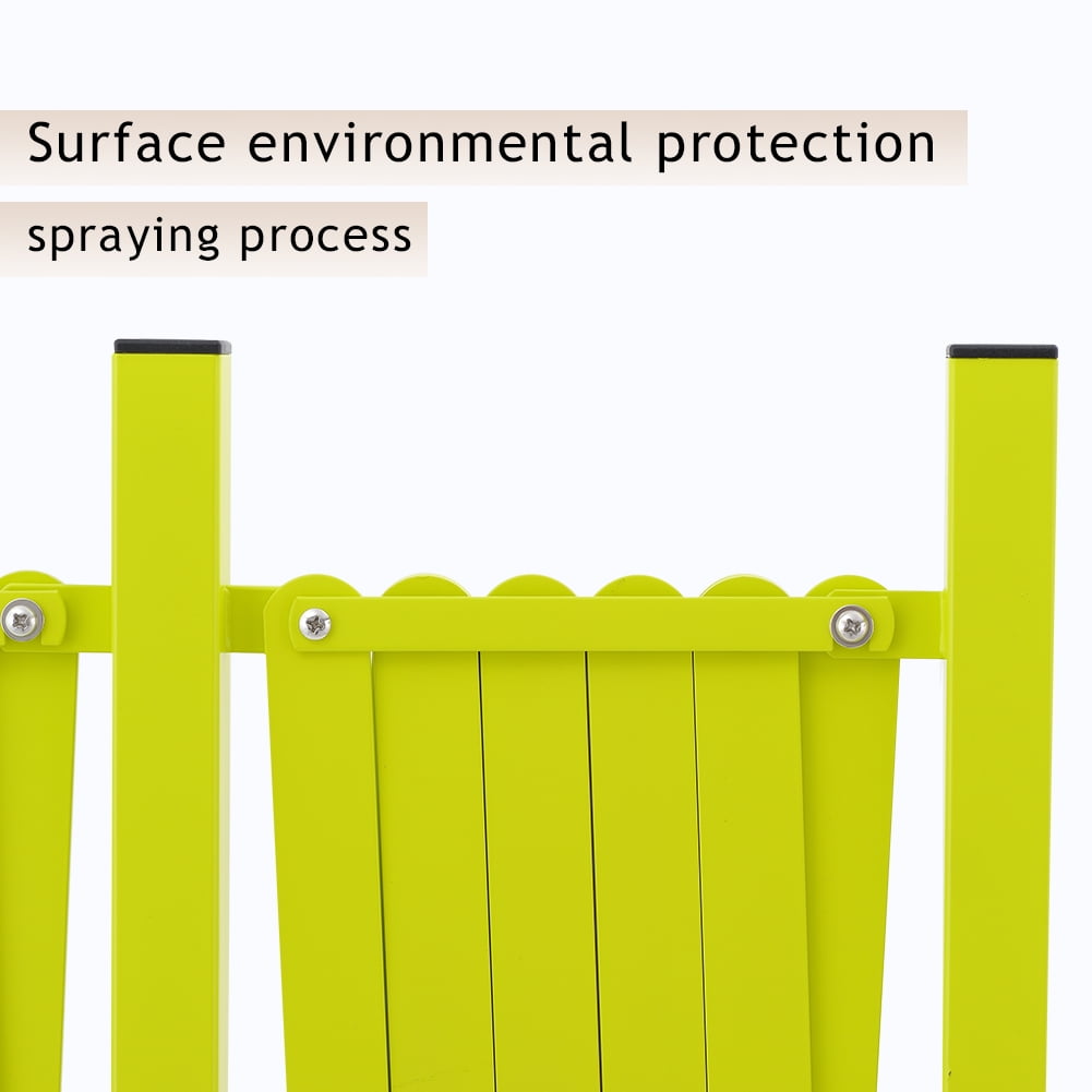 Easily Assembled Expandable Metal Barricade, 16 FT, Matte Yellow, Folding Security Gate Safety Barrier with Casters, Flexible Mobile Barrier Gate