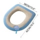 thumbnail image 2 of RKSTN Bathroom Soft Thicker Seat Cover, Warmer Cloth Toilet Seat Stretchable Washable Covers Pads, 2 of 4