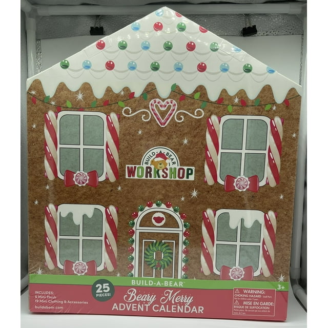 Build a Bear Beary Merry Advent Calendar Includes 25 Pieces New with