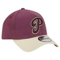 thumbnail image 3 of Men's New Era Maroon Philadelphia Phillies  Moleskin A-Frame 9FORTY Adjustable Hat, 3 of 6