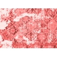 thumbnail image 1 of Ahgly Company Machine Washable Indoor Rectangle Abstract Red Modern Area Rugs, 7' x 10', 1 of 4