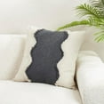thumbnail image 4 of Playful Squiggle Fringe Down Filled Pillow, 4 of 4