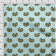 thumbnail image 3 of oneOone Cotton Cambric Fabric Fish Block Printed Craft Fabric BTY 56 Inch Wide, 3 of 4