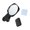 Black, variant on Scratch Resistant Acrylic Selfie Mirror Clip for Mobile Phones Comes With Microfiber Cloth and Travel Storage Pouches