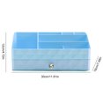 thumbnail image 2 of Desktop Makeup Box Plastic Vanity Display Organizer Cosmetic Holder with Drawers, 2 of 10