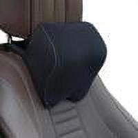 Cojín para la espalda del coche, almohada cómoda, accesorios para el interior del coche (negro)