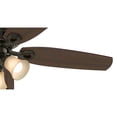 thumbnail image 4 of Hunter Builder Low Profile 52" Indoor Ceiling Fan with Light Kit, New Bronze, 4 of 9
