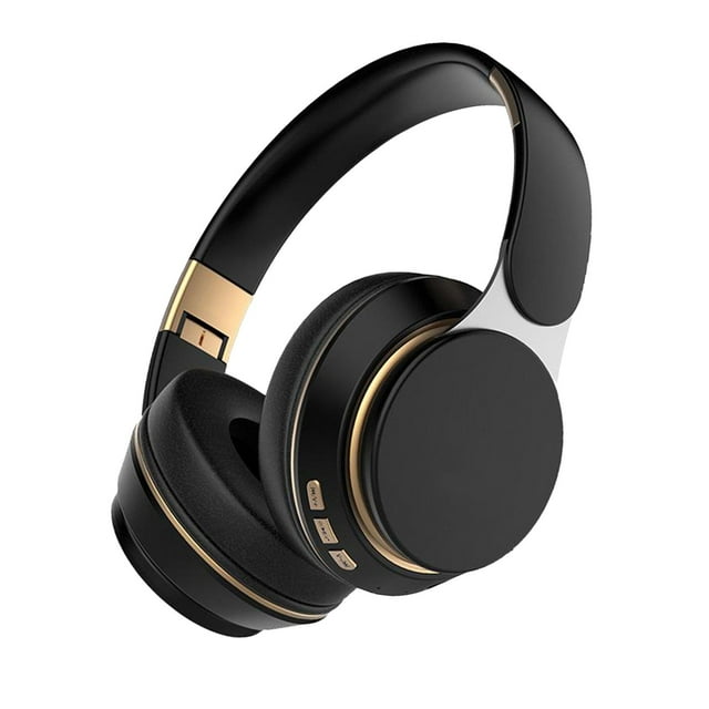 / Auriculares inalámbricos Bluetooth con cancelación de ruido Auriculares plegables con micrófono para negro