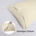 thumbnail image 4 of PiccoCasa Soft 1800 Series Microfiber Long Pillowcases Full-Size, 4 of 10