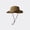 Brown, variant on Bucket Hat for Men Summer Fashion Sun Cowboy Hat Casual Outdoor Headwear with Classic Solid Design for Everyday Wear, White