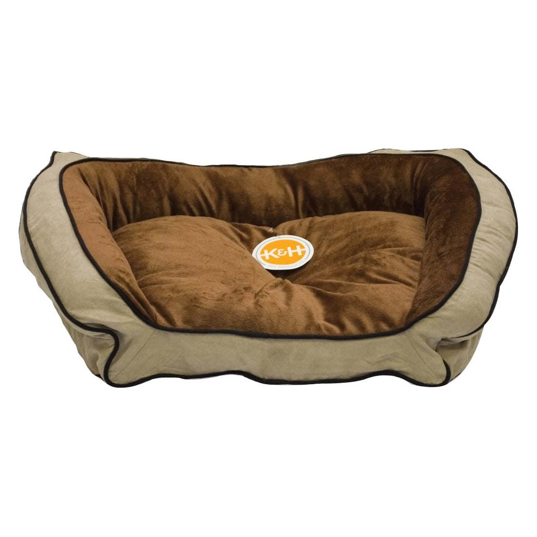 large bolster dog bed