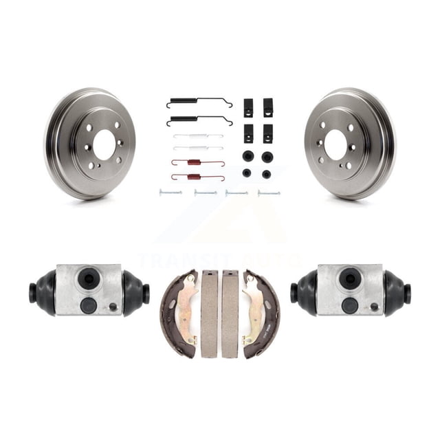 Transit Auto Rear Brake Drum Shoes Spring and Cylinders Kit for Car Ford Fiesta K8N-100261