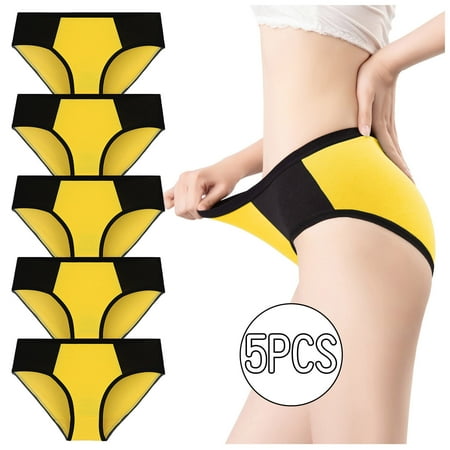 

Women Solid Color Patchwork Briefs Panties Underwear Knickers Bikini Underpants Note Please Buy One Or Two Sizes Larger