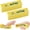 2pcs-yellow, variant on Butter Squishy, Soft Slow Rising Squeeze Toys, Butter Stick Squishy Fidget Toys and Stress Balls Squishies for Office Desk Toys, Party Favors & Birthday Gifts(Yellow)