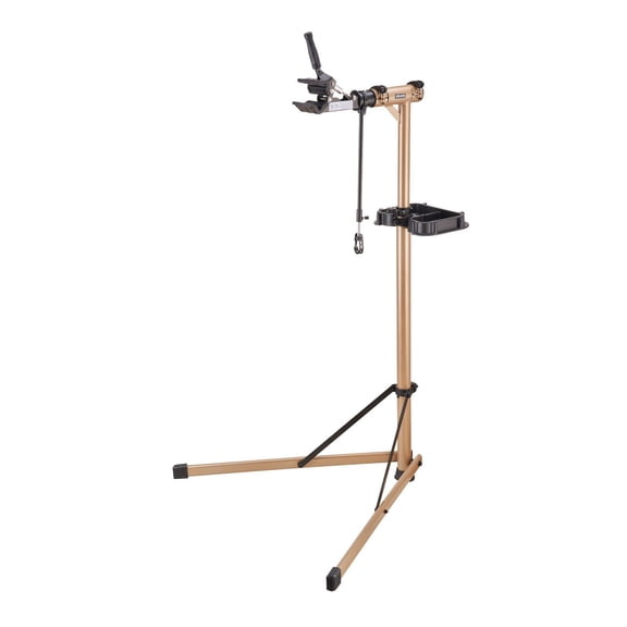 Professional Bicycle Repair Stand,110 lb Capacity Adjustable Workstand with Tool Tray,Foldable Bike Maintenance Rack for Mountain&Road Bikes