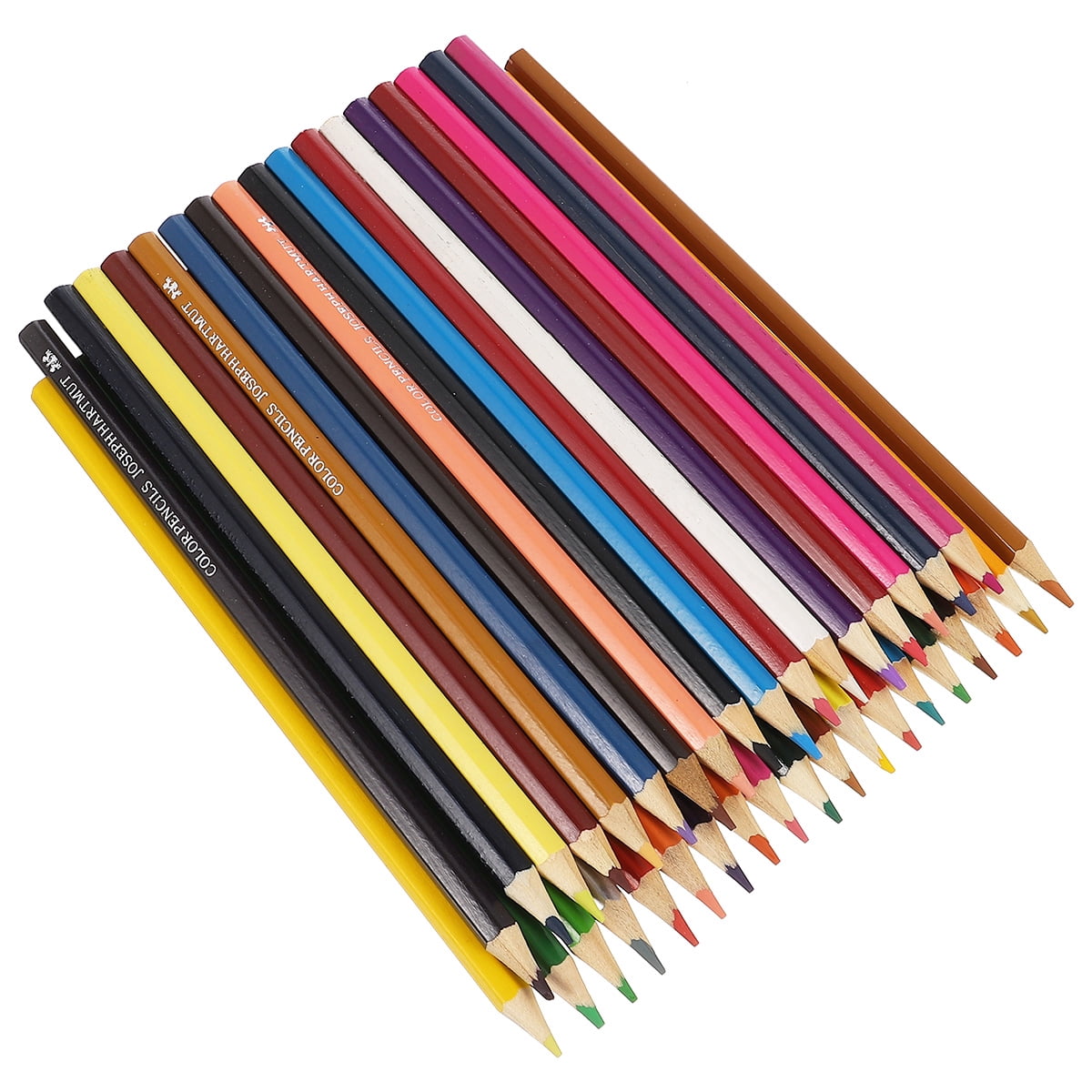 Supvox Back to School 36Pack Sketching Colored Pencils Assorted Color Oil Based Colors for Creative Activities 6.7*0.3in