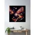 thumbnail image 2 of Exploring The Fourth Dimension Poster Wall Art, Modern Wall Decor, 24x24 UNFRAMED, 2 of 3