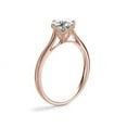 thumbnail image 2 of 2.00 Ct Round Cut Moissanite (D/VVS1) Stunning Engagement Ring for Ladies Solid 14K Rose Gold Size 3.5 by Diamond-Capitals, 2 of 8
