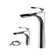 thumbnail image 4 of Grifo mezclador para lavabo de baño , cromado, con caño alto Malubero Plateado, 4 of 5