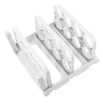 Hemoton Egg Storage For Refrigerator Side Door Foldable Egg Tray For Fridge Egg Holder For Kitchen Egg Container For Refrigerator Egg Organizer For Fridge Plastic Egg Holder