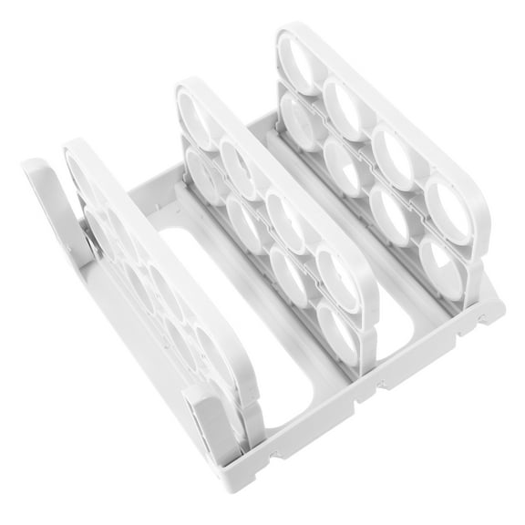 Hemoton Egg Storage For Refrigerator Side Door Foldable Egg Tray For Fridge Egg Holder For Kitchen Egg Container For Refrigerator Egg Organizer For Fridge Plastic Egg Holder