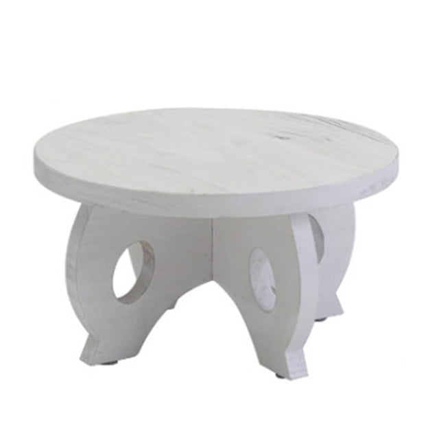 Classification de Produit Support d'Ornement de Bureau Intérieur Tabouret en Bois Table Petit Support Rond pour Présentoir sur Piédestal Support d'Exposition de Style Ferme Présentoir Décoratif Support pour Pot de Fleurs Convient