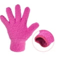 thumbnail image 5 of Uxcell Dusting Cleaning Gloves Microfiber Mittens, Rose Red 2 Pairs, 5 of 5