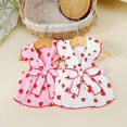 thumbnail image 4 of Small Dog Dress with D-ring,Summer Pet Strawberry Dress with D-Ring,Cute Pink Pet Skirts Outfits for Cat Puppy Small Dog Pink XS, 4 of 7