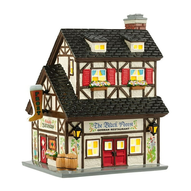 Department 56 Original Snow Village 4044856 The Black Forest Restaurant