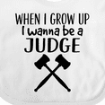 thumbnail image 4 of Inktastic Future Judge Gavel Job Gift Boys or Girls Baby Bib, 4 of 4