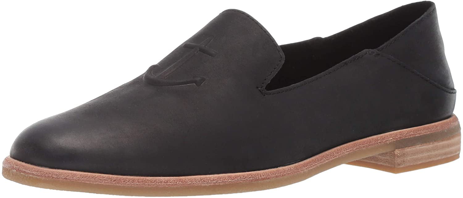Seaport Levy Anchor Loafer, black 