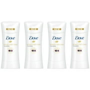 Dove Advanced Care Antiperspirant Deodorant Clear Finish 2.6 oz, 4 count